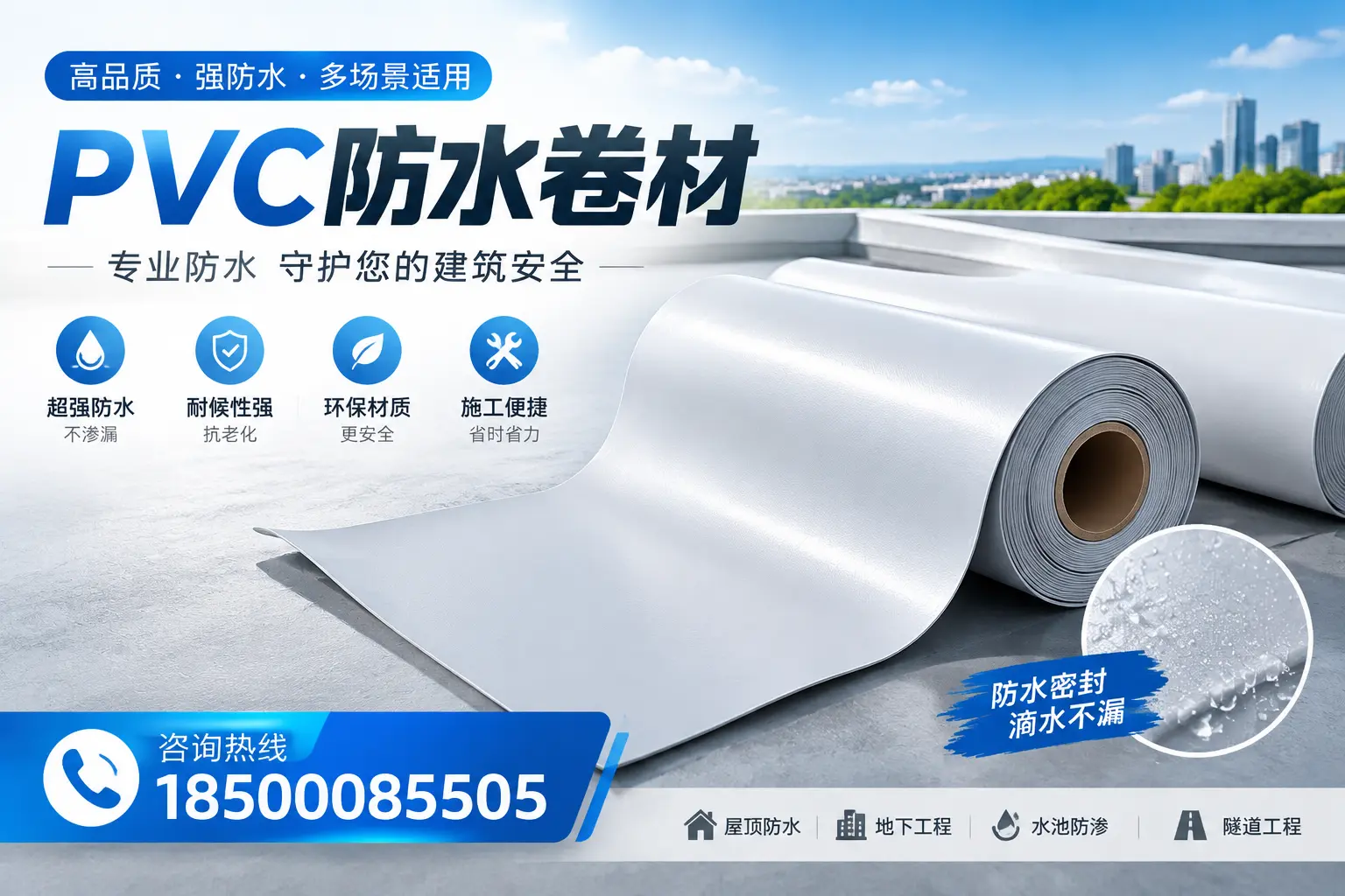 PVC防水卷材的市场竞争分析,定安品牌选择参考
